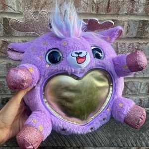 Zuru Rainbocorns Heart Stuffed Surprise Plush Animals 10" Tall purple